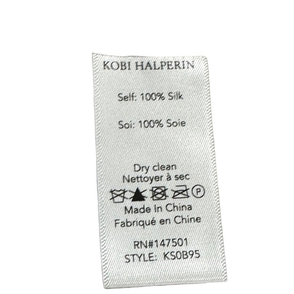 Kobi Halperin Andes Printed  silk blouse floral - Picture 10 of 10